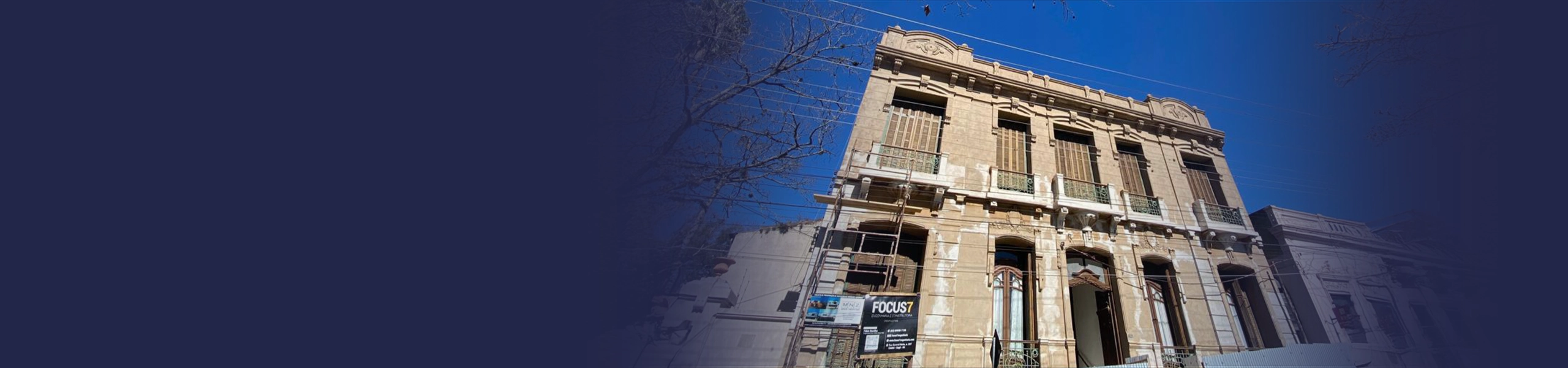 Banner da página Obras